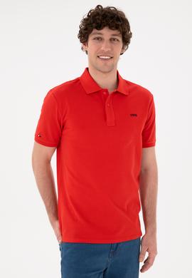 Erkek Kırmızı Basic Tişört - 50284641189