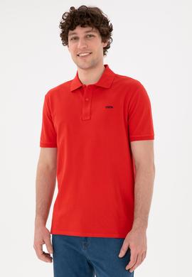 Erkek Kırmızı Basic Tişört - 50284641189