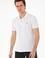 Erkek Slim Fit Polo Yaka Beyaz Basic Tişört