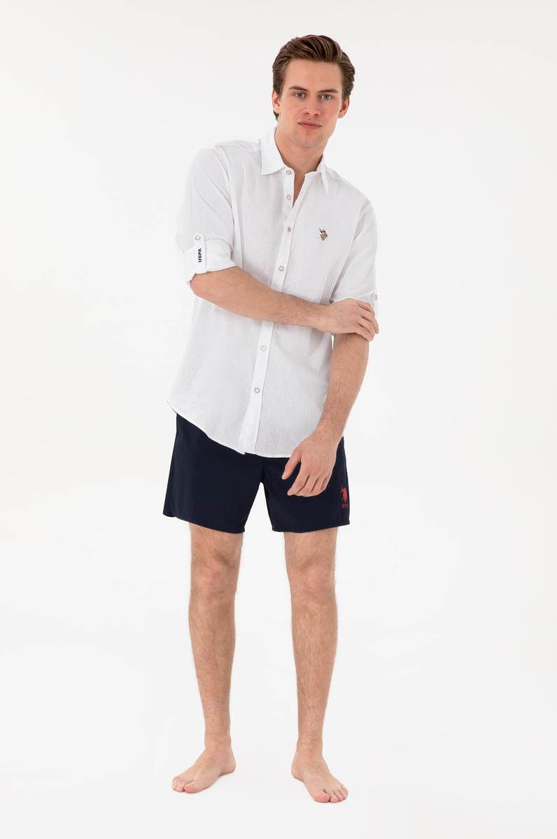 Erkek Lacivert Deniz Şortu