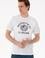 Erkek Regular Fit Bisiklet Yaka Baskılı Beyaz Tişört