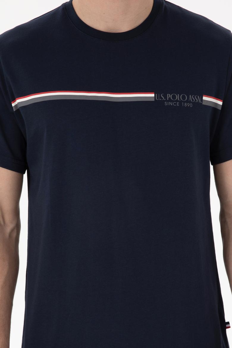 Erkek Bisiklet Yaka Lacivert Pijama Takımı - 50309174006