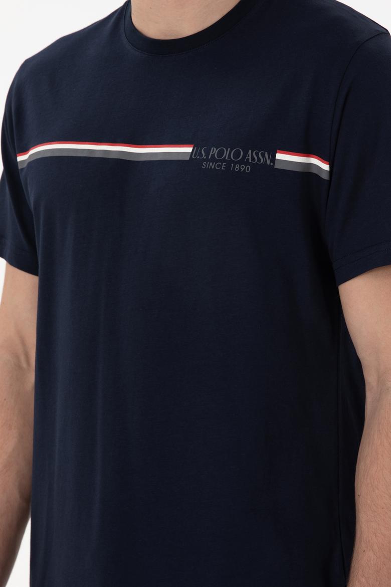 Erkek Bisiklet Yaka Lacivert Pijama Takımı - 50309174006