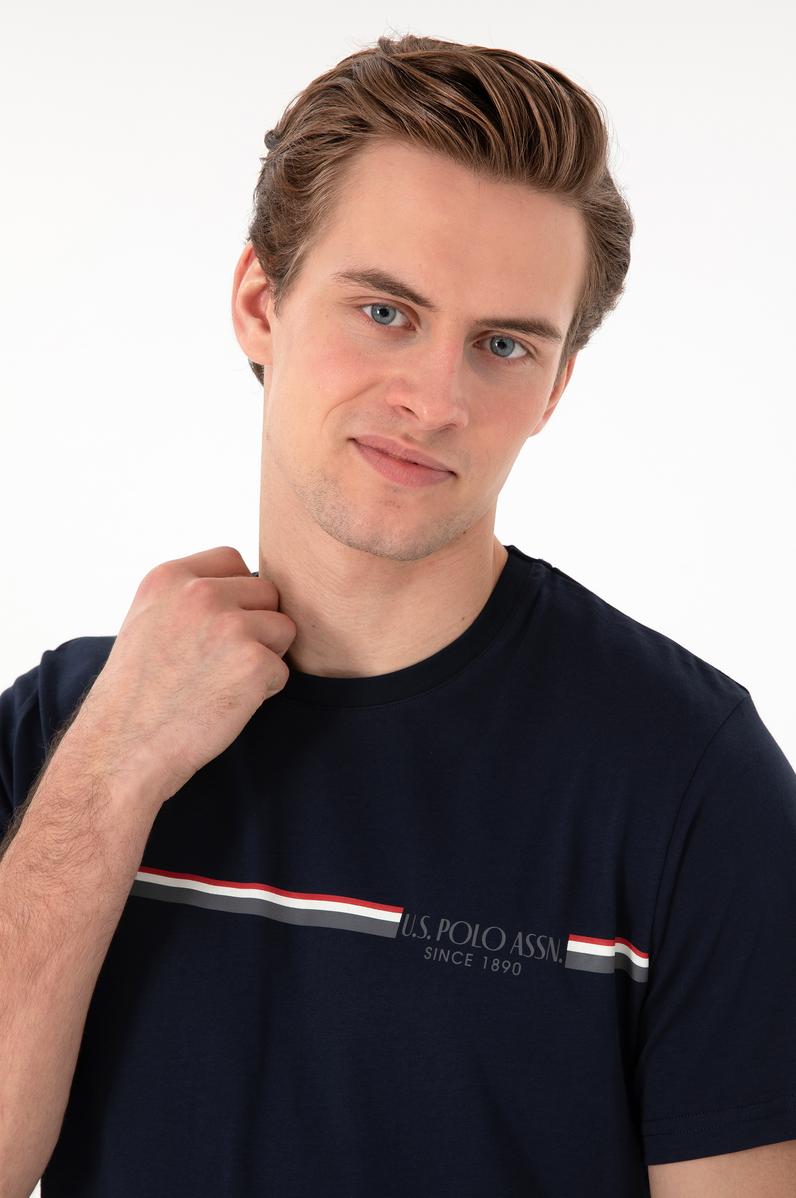 Erkek Bisiklet Yaka Lacivert Pijama Takımı