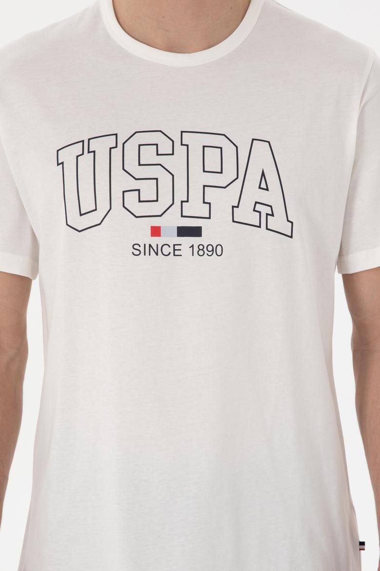 Erkek Bisiklet Yaka Beyaz Pijama Takımı - 50309291003