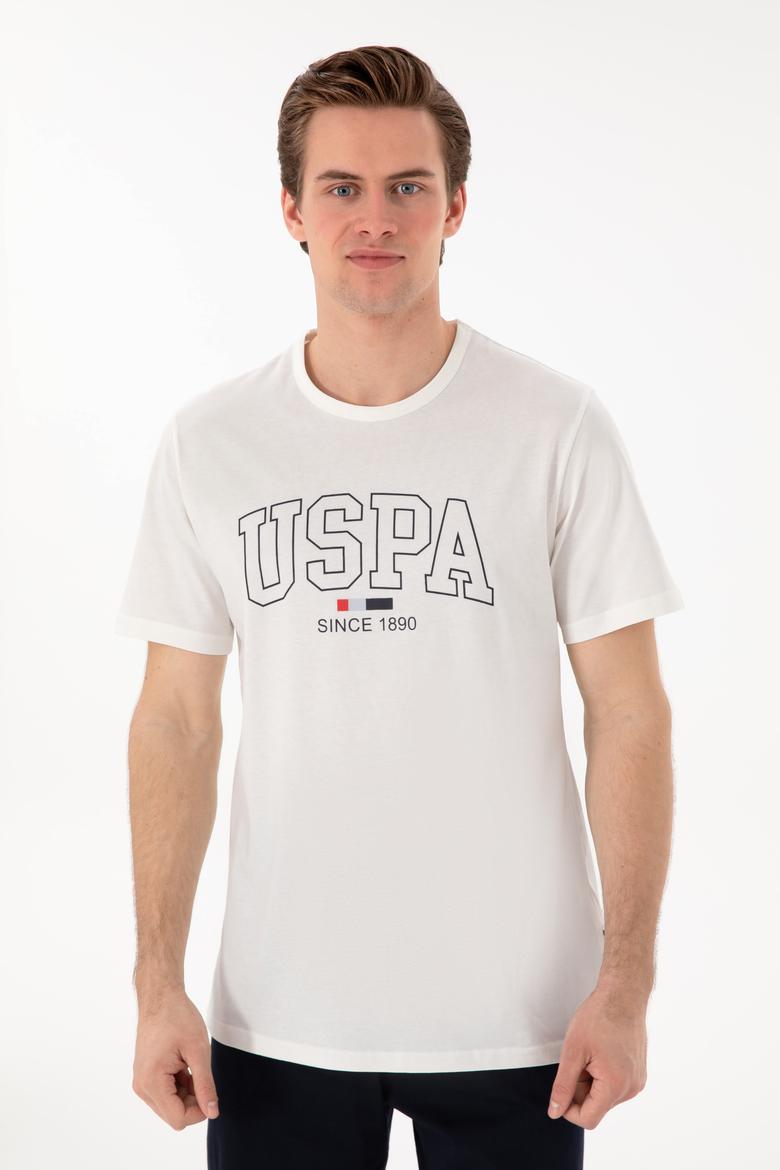 Erkek Bisiklet Yaka Beyaz Pijama Takımı - 50309291003