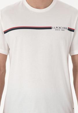 Erkek Bisiklet Yaka Beyaz Pijama Takımı - 50309174016