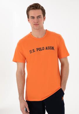 Erkek Bisiklet Yaka Turuncu Pijama Takımı - 50309163003