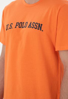 Erkek Bisiklet Yaka Turuncu Pijama Takımı - 50309163003