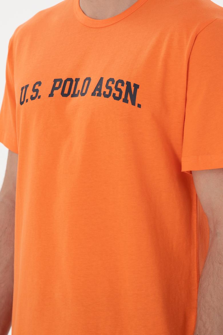 Erkek Bisiklet Yaka Turuncu Pijama Takımı - 50309163003