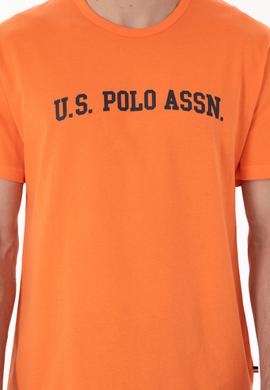 Erkek Bisiklet Yaka Turuncu Pijama Takımı - 50309163003