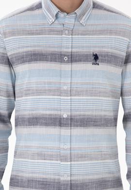 Erkek Lacivert Uzun Kollu Gömlek - 50300202008