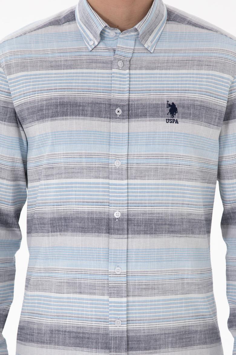 Erkek Lacivert Uzun Kollu Gömlek - 50300202008