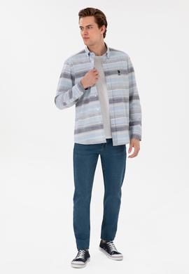 Erkek Lacivert Uzun Kollu Gömlek - 50300202008