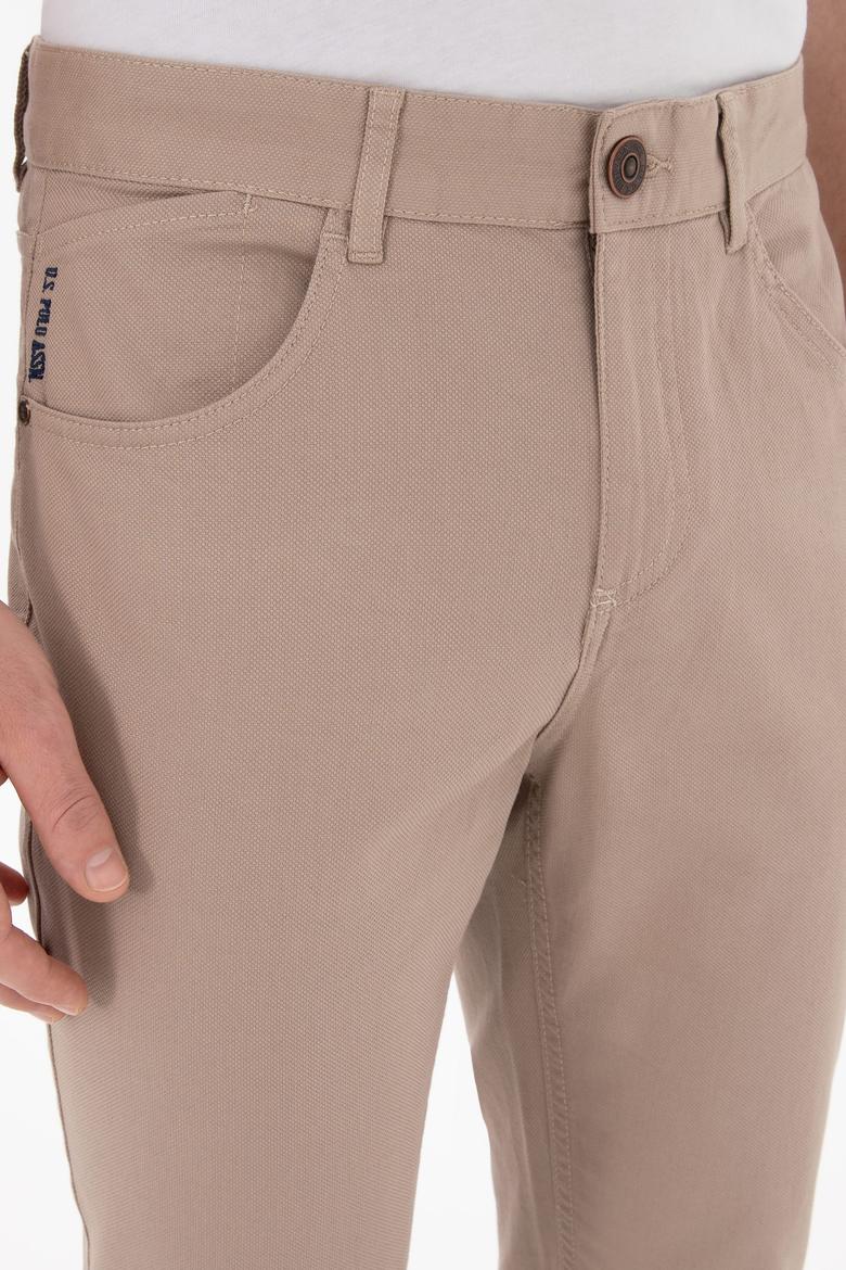 Erkek Koyu Bej Kanvas Pantolon - 50297841346