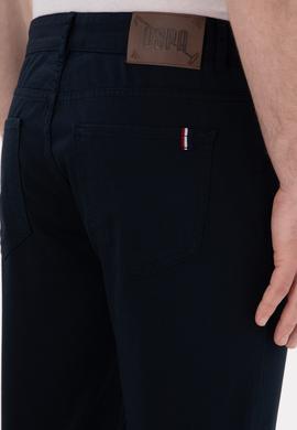 Erkek Lacivert Slim Fit Kanvas Pantolon - 50297841024