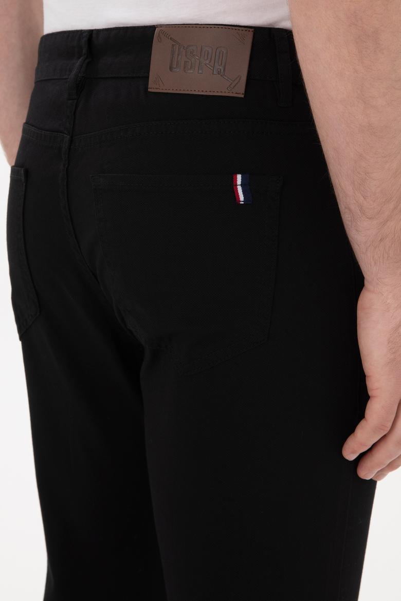 Erkek Siyah Slim Fit Kanvas Pantolon - 50297841129