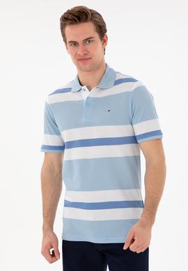 Erkek Açık Mavi Tişört - 50282026046