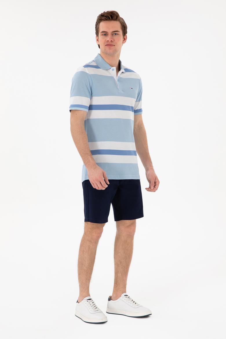 Erkek Açık Mavi Tişört - 50282026046