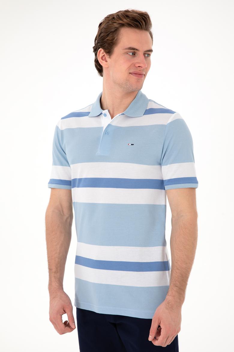 Erkek Açık Mavi Tişört - 50282026046