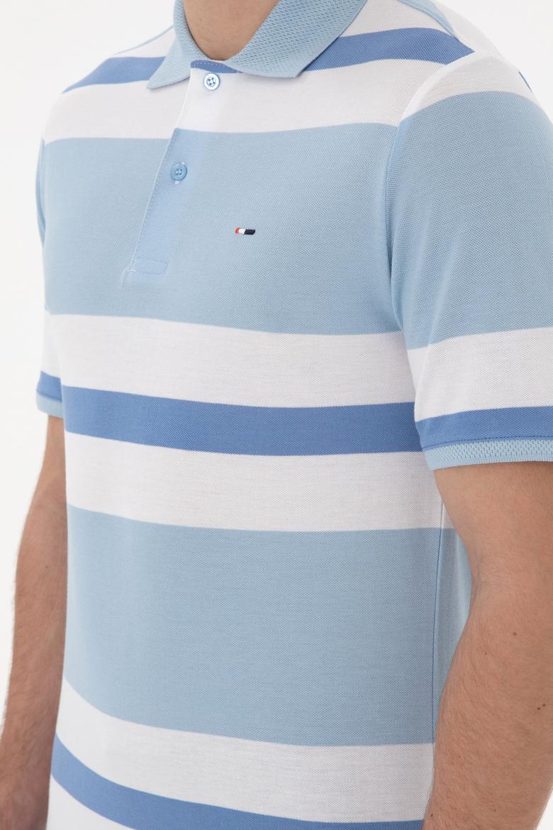 Erkek Açık Mavi Tişört - 50282026046