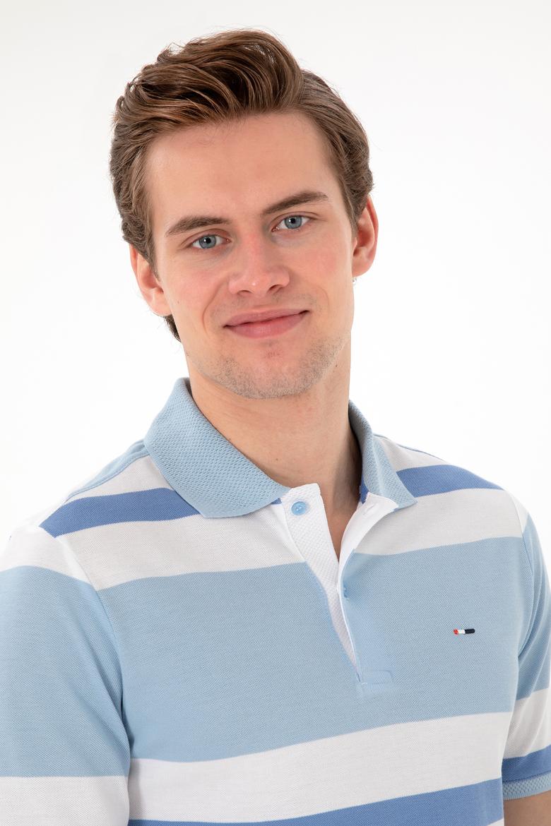 Erkek Açık Mavi Tişört - 50282026046