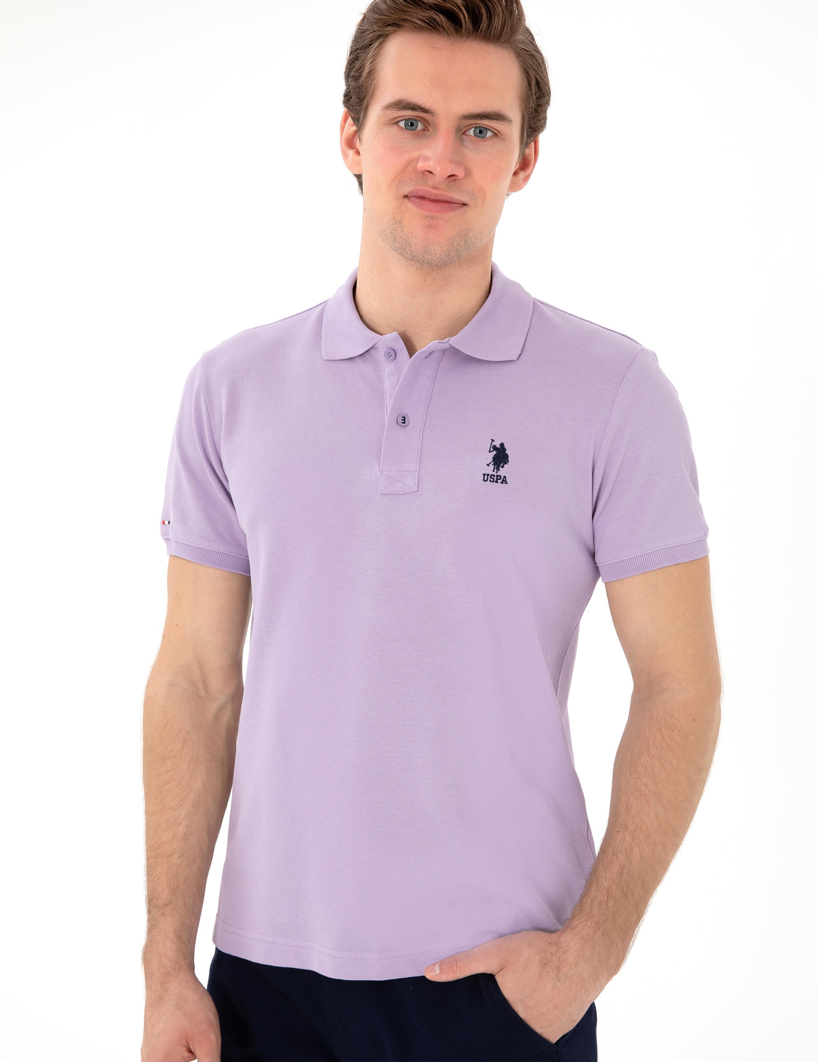 پولوشرت آستین کوتاه اندامی یقه پیراهنی مردانه یو اس پولو | U.S. Polo Assn. - تصویر 3