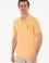 Erkek Slim Fit Polo Yaka Kavun Basic Tişört
