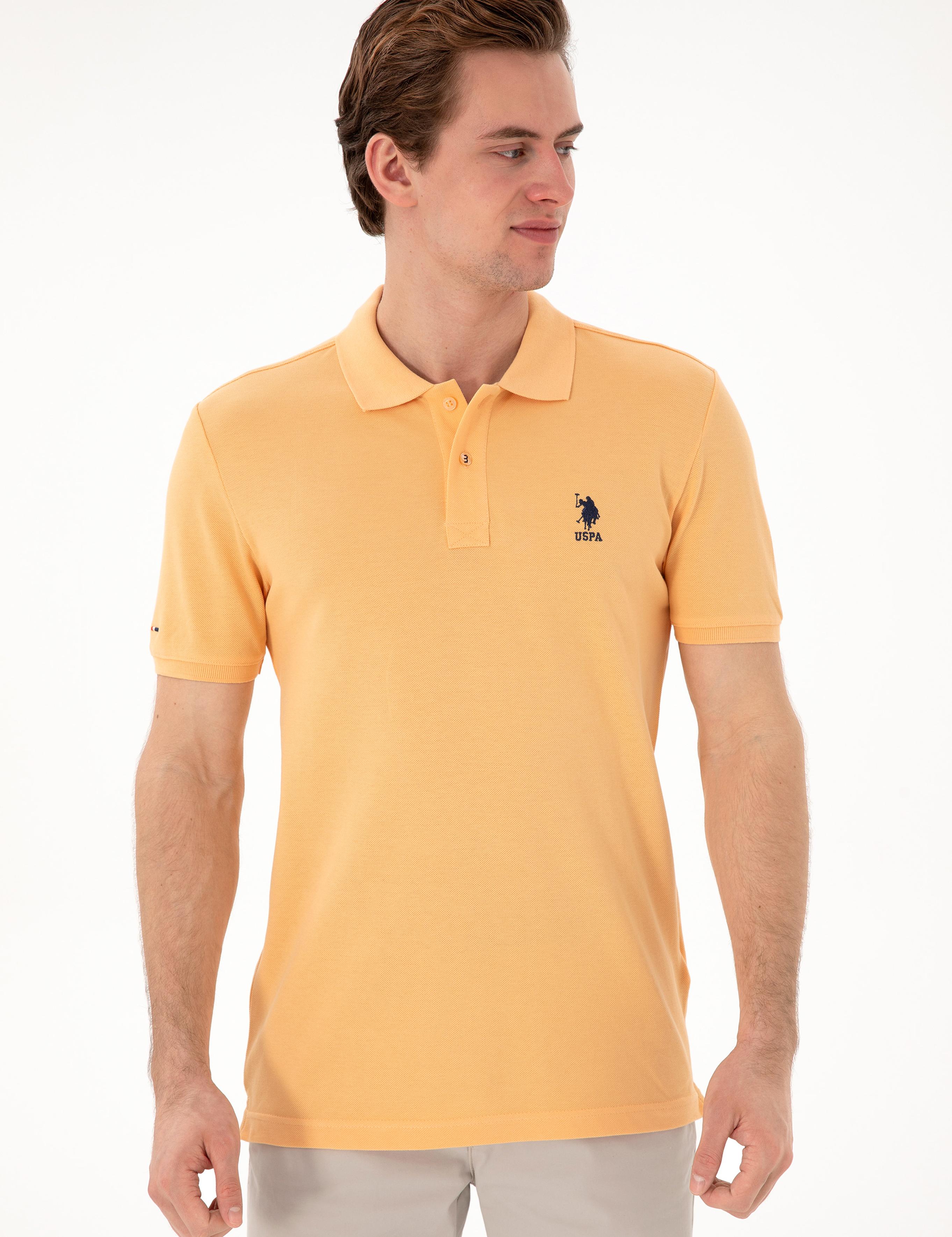 پولوشرت آستین کوتاه اندامی یقه پیراهنی مردانه یو اس پولو | U.S. Polo Assn. - تصویر 3