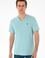 Erkek Su Yeşili Basic Tişört