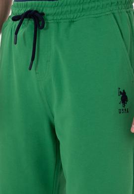 Erkek Yeşil Örme Şort - 50279619076