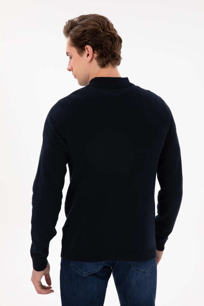 Erkek Lacivert Kazak - 50253695006