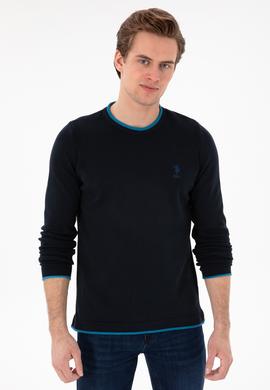 Erkek Lacivert Kazak - 50256677006