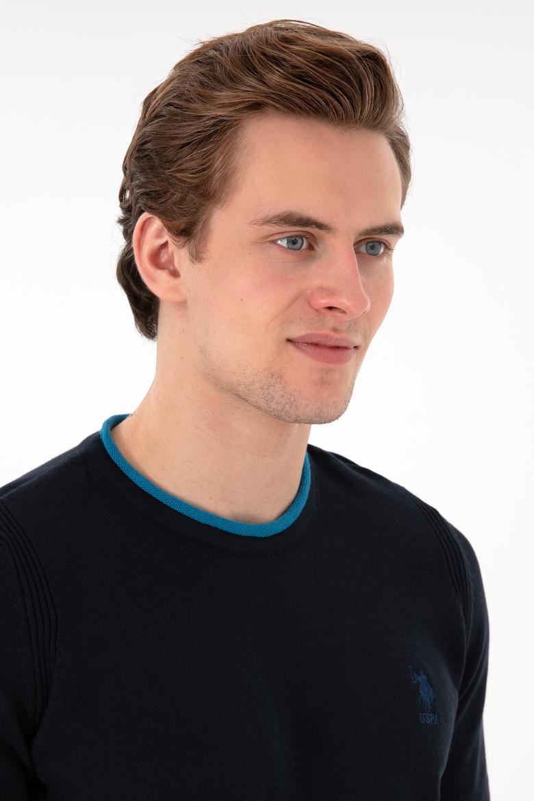 Erkek Lacivert Kazak - 50256677006