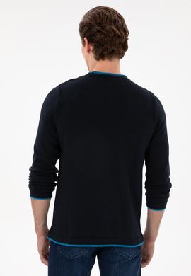 Erkek Lacivert Kazak - 50256677006