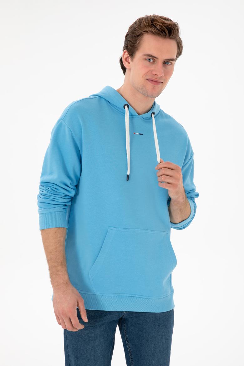 Erkek Turkuaz Sweatshirt