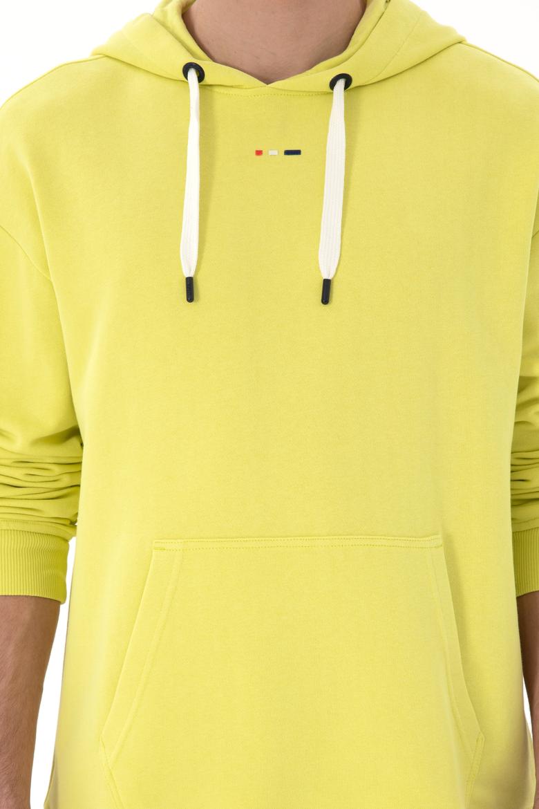 Erkek Neon Sarı Sweatshirt - 50264702006