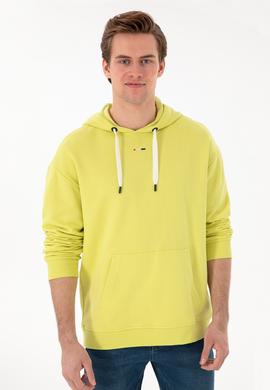 Erkek Neon Sarı Sweatshirt - 50264702006