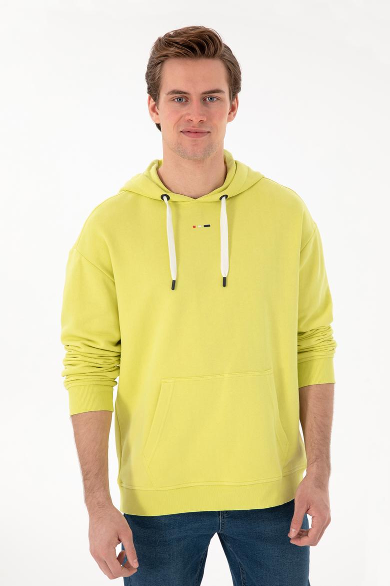 Erkek Neon Sarı Sweatshirt - 50264702006