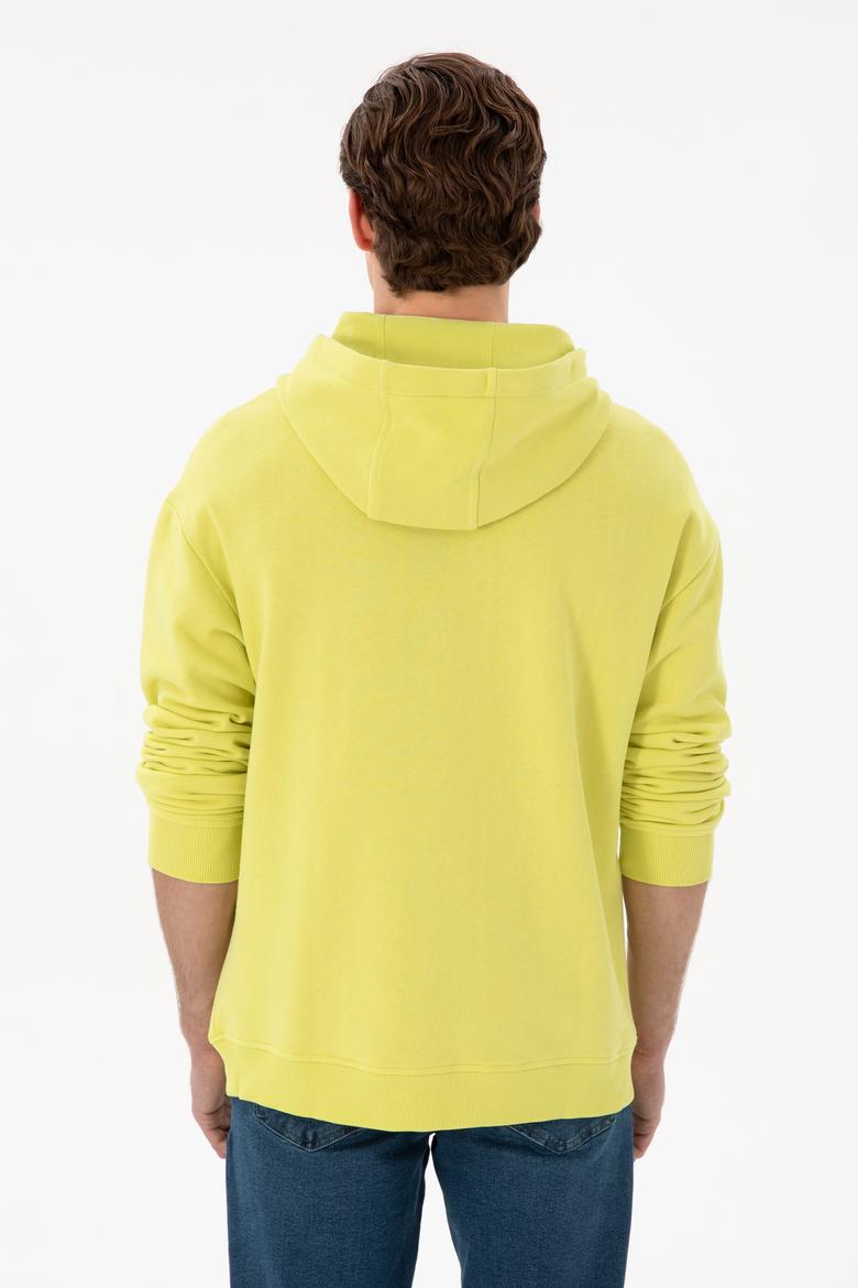 Erkek Neon Sarı Sweatshirt - 50264702006