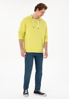 Erkek Neon Sarı Sweatshirt - 50264702006