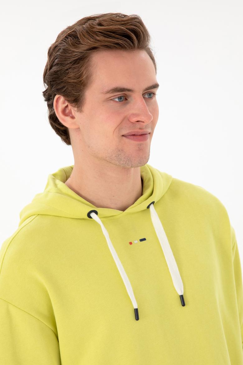 Erkek Neon Sarı Sweatshirt - 50264702006