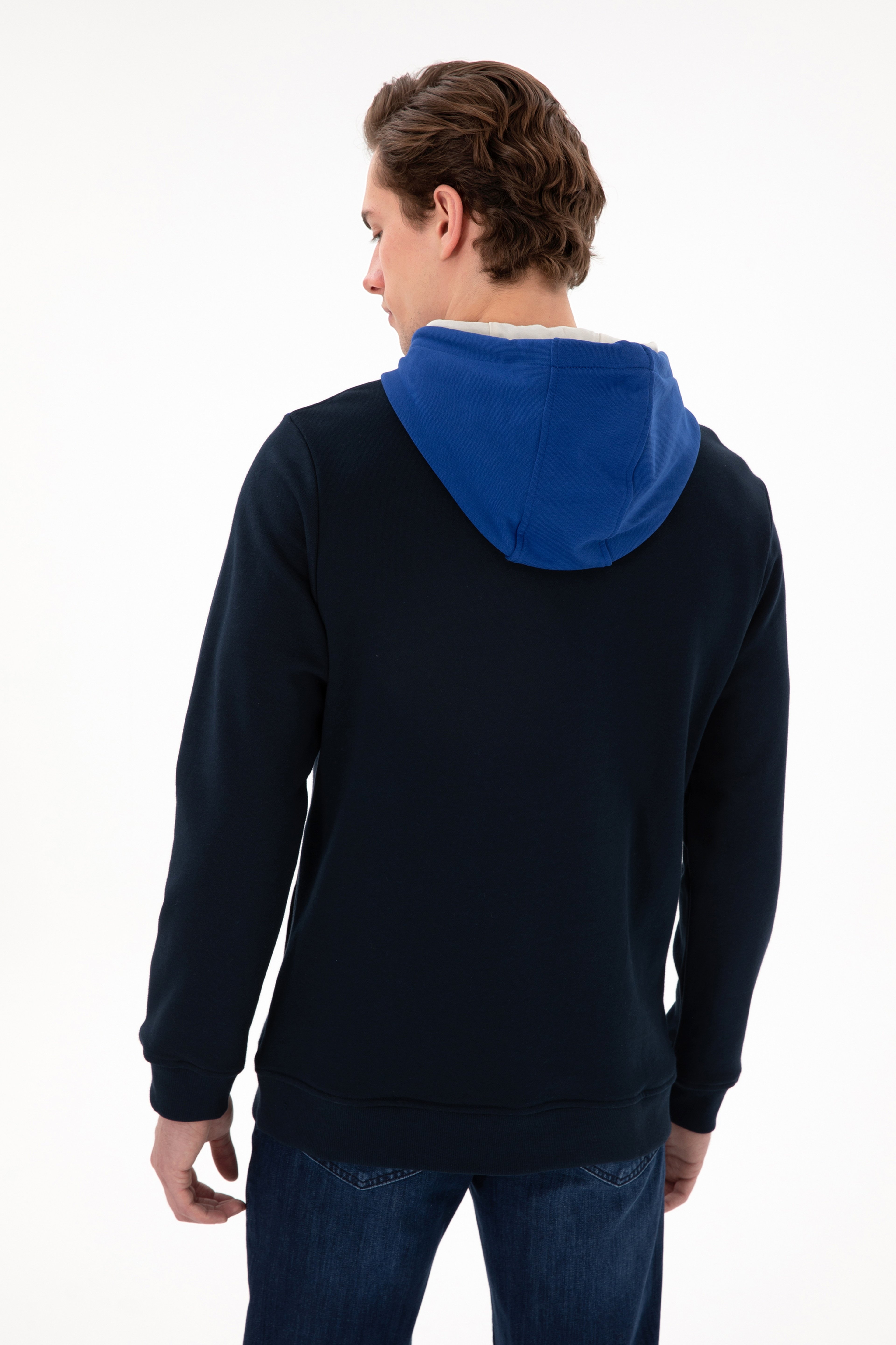 Erkek Lacivert Sweatshirt