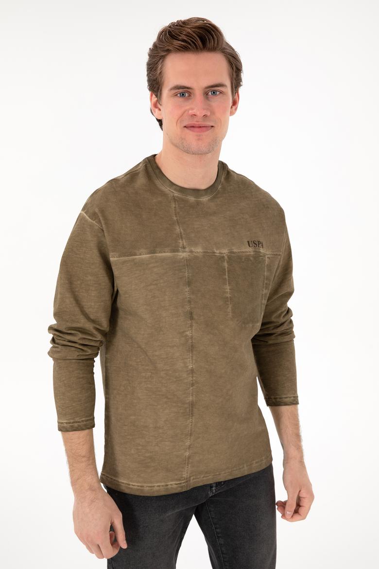 Erkek Haki Sweatshirt - 50292597025