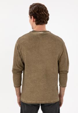 Erkek Haki Sweatshirt - 50292597025