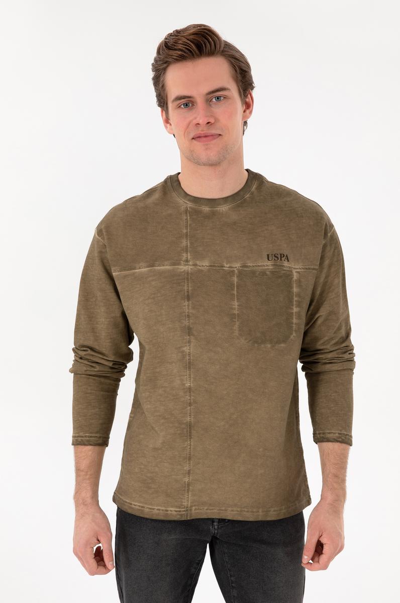 Erkek Haki Sweatshirt