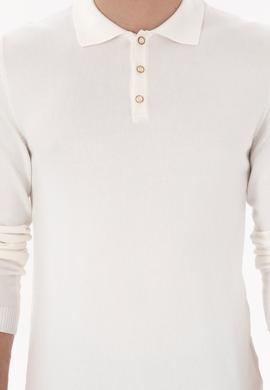 Erkek Ekru Basic Kazak - 50294739010