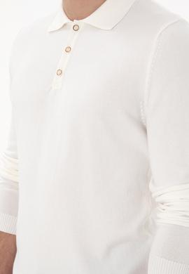 Erkek Ekru Basic Kazak - 50294739010