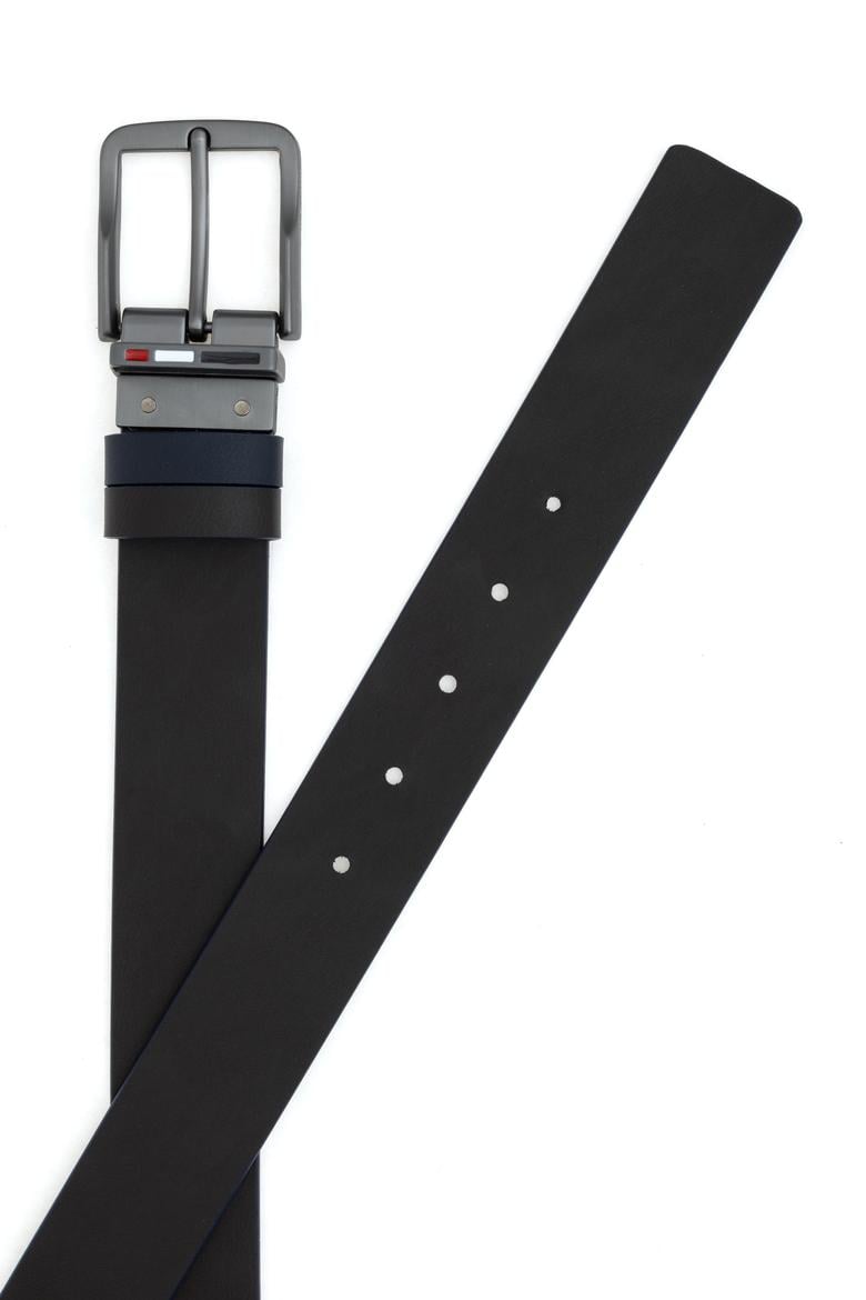 Erkek Lacivert Çift Taraflı Kemer - 50304724006