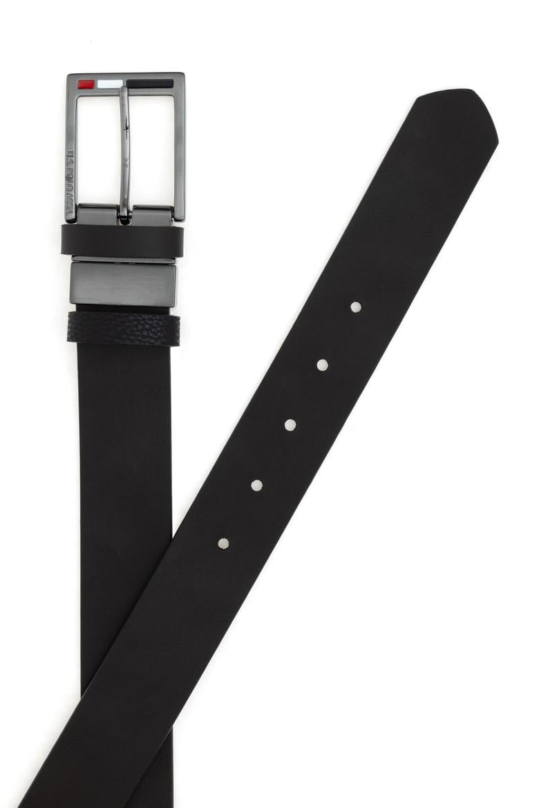 Erkek Siyah Çift Taraflı Kemer - 50304735006